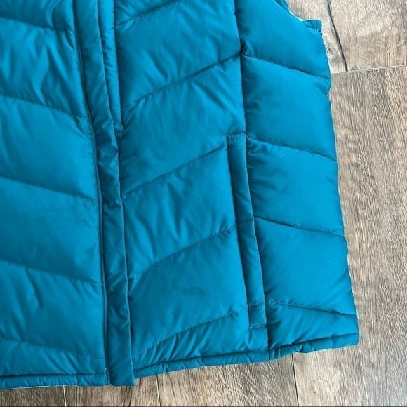 Vintage Columbia Blue Reversible Down Puffer Vest Size Small - Picture 5 of 8